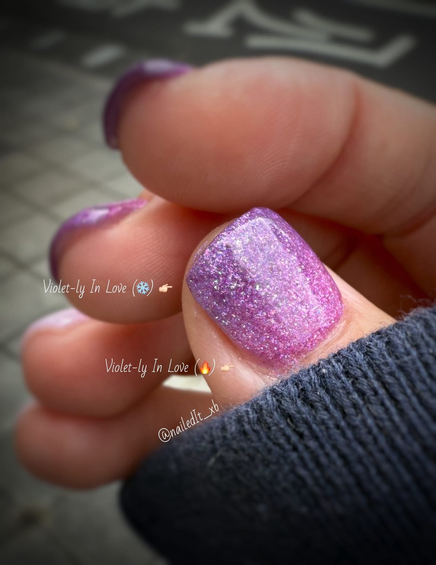 I'm Violet-ly In Love (thermal)