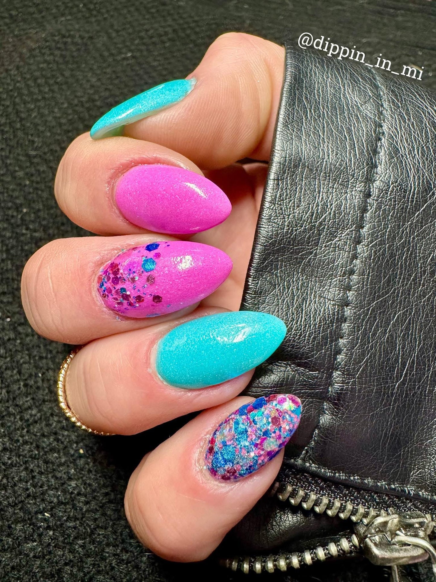 Dip Liquids SET (Prep, base, activator, glossy top coat and brush saver)