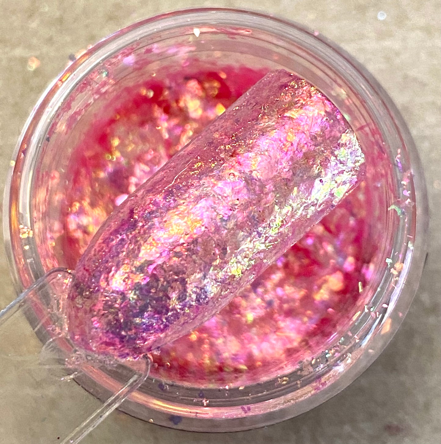 Pink Rainbow Flakes